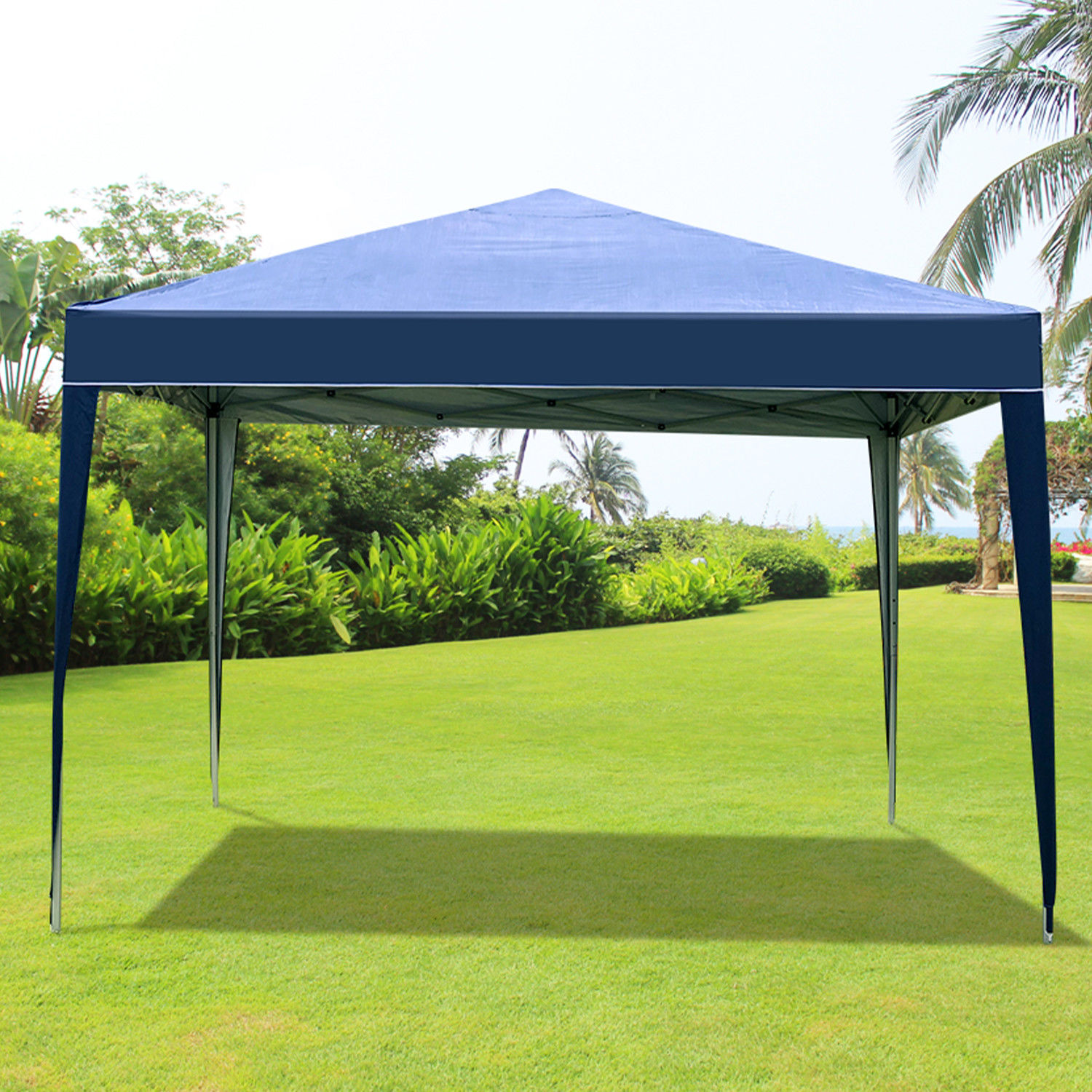 half aluminum folding gazebo