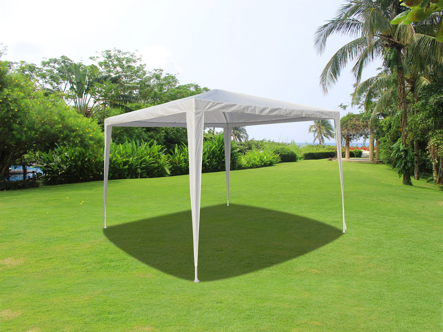 flat roof garden gazebo