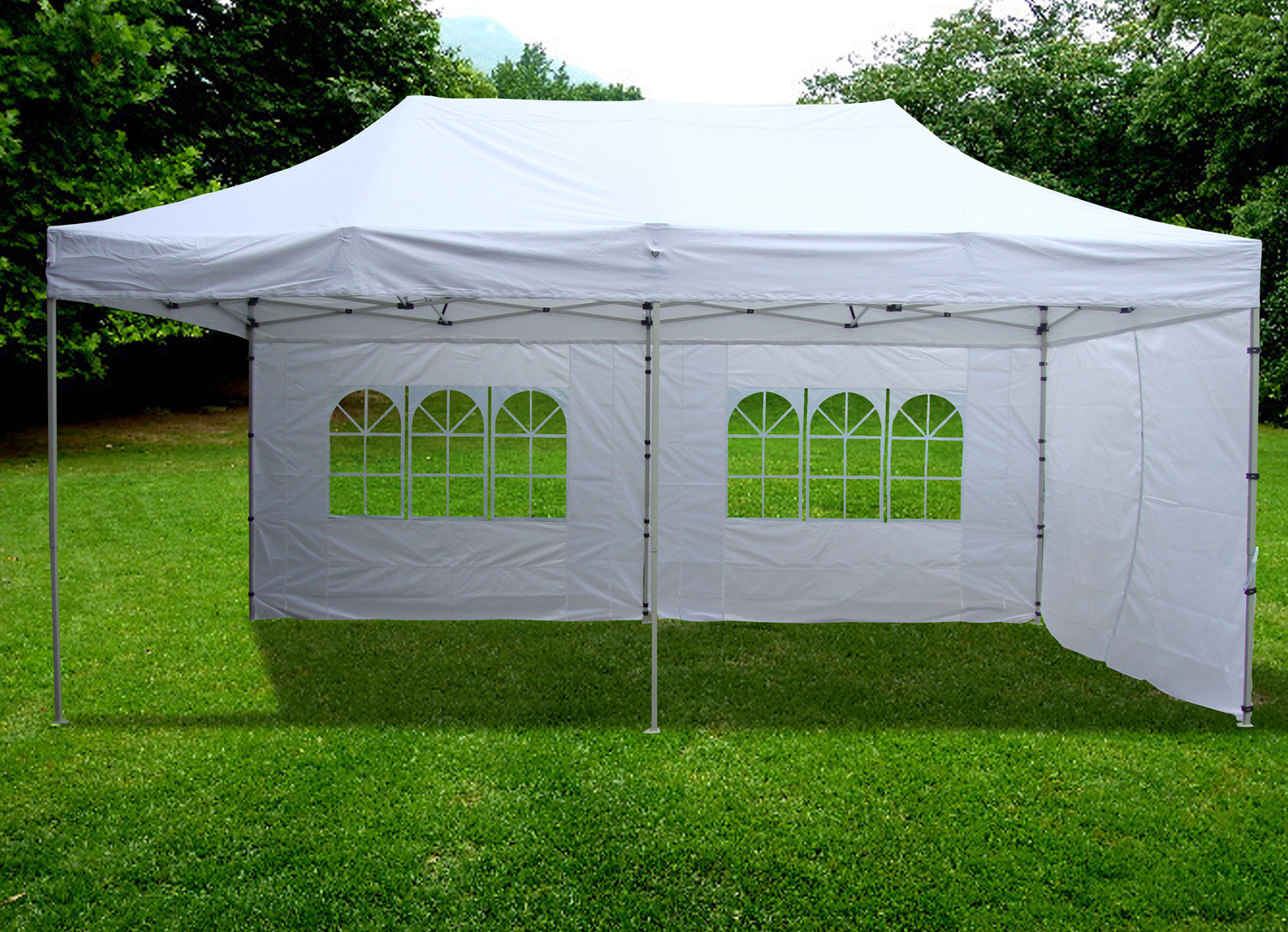 quick up gazebo for promotion with 3pcs walls